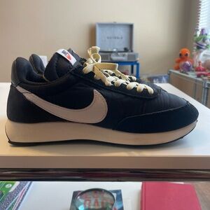 Nike Black Sneakers with Cream Accents